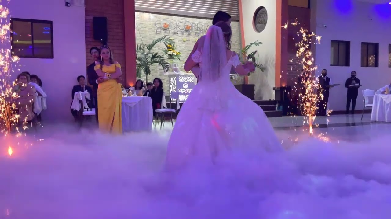 imagen de boda con efectos especiales